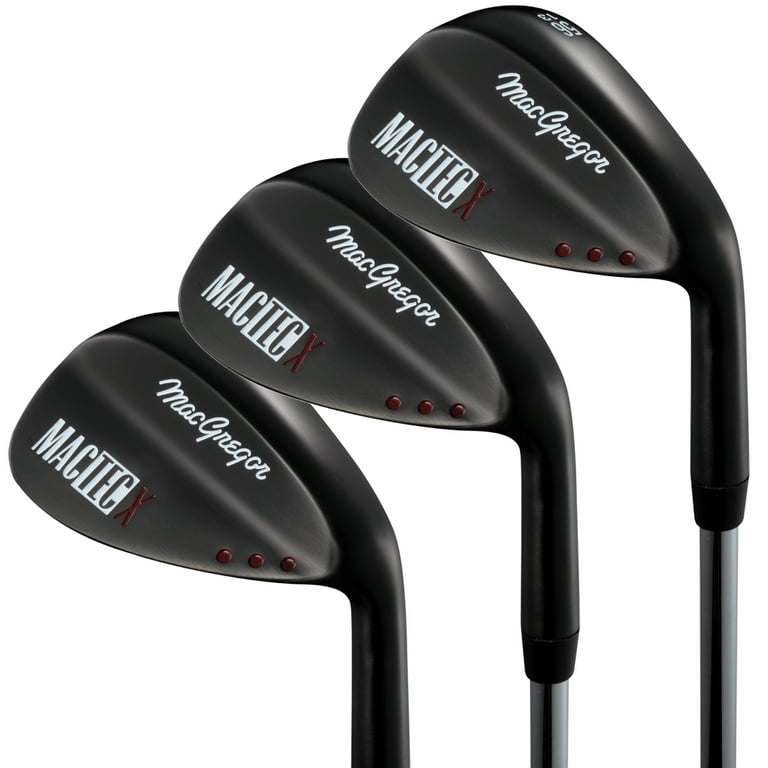Set of 2 MacGregor Mactec X Gap & Sand Wedges Regular Steel Shafts Set of 2 MacGregor Mactec X Gap & Sand Wedges Regular Steel Shafts