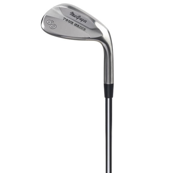 MacGregor Golf Tour Grind Milled Face Golf Wedge, Chrome, 60°, Mens Right Hand