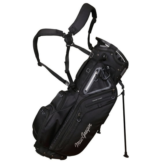 MacGregor Golf Tourney Hybrid Stand Carry Bag, All Black