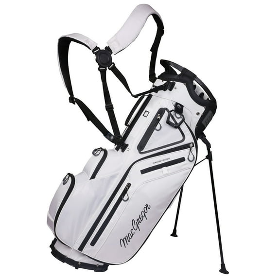 MacGregor Golf Tourney Hybrid Stand Carry Bag, All White