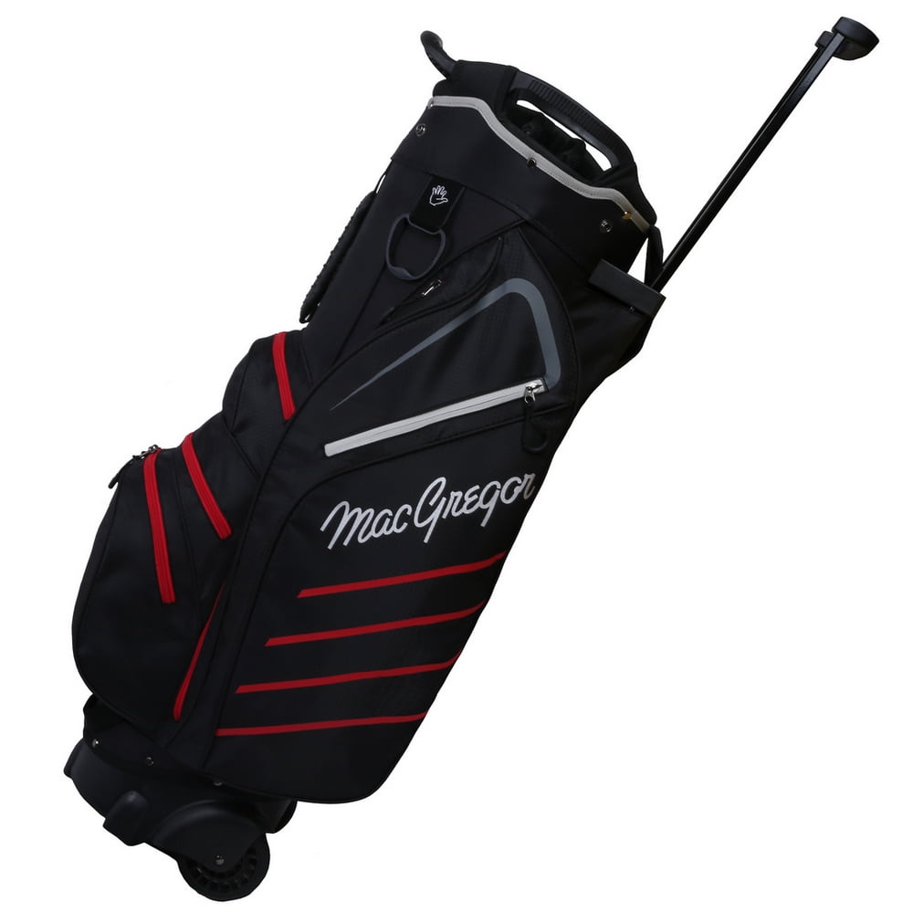 MacGregor VIP Golf Cart Bag, 14-Way Divider, Built-In Wheels