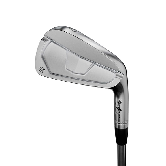 MacGregor MT Milled Golf Iron Clubs Set, Chrome Satin GW Mens Right Hand Stiff