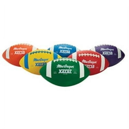 MacGregor Multicolor Youth Rubber Footballs Prism Pack