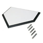 MacGregor® Rubber Home Plate with Black Edge