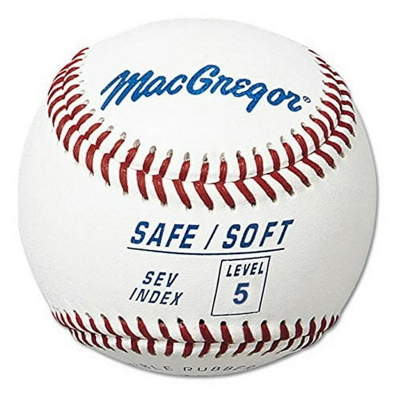 MacGregor Safe/Soft Baseballs, Junior, Level 5 (One Dozen)