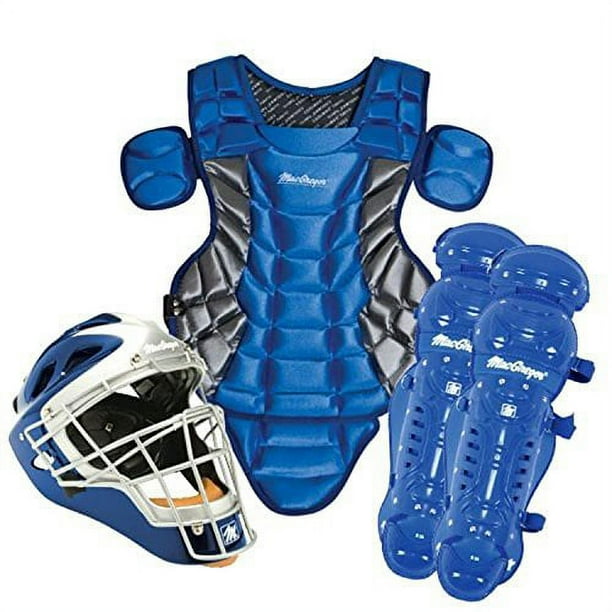 MacGregor Varsity Catcher's Gear Pack, Royal Blue/Silver (Ages 15