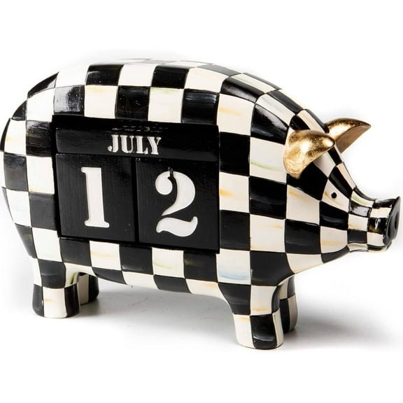 MacKenzie-Childs Pig Everlasting Calendar