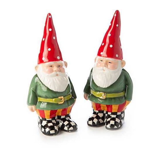 MacKenzie-Childs Woodland Gnome Salt & Pepper Set