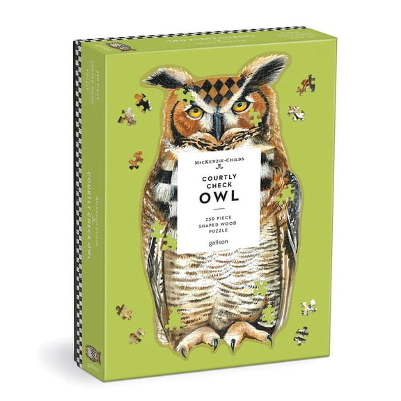Mackenzie-Childs Woodland Owl 250 Piece Shaped Wood Puzzle (Other)