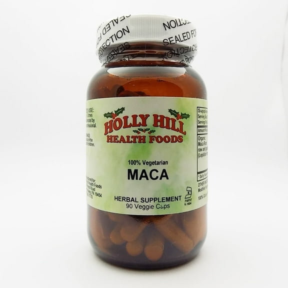 Holly Hill Health Foods, Organic Maca, Hormone Balance & Energy Support, 90 Vegetarian Capsules