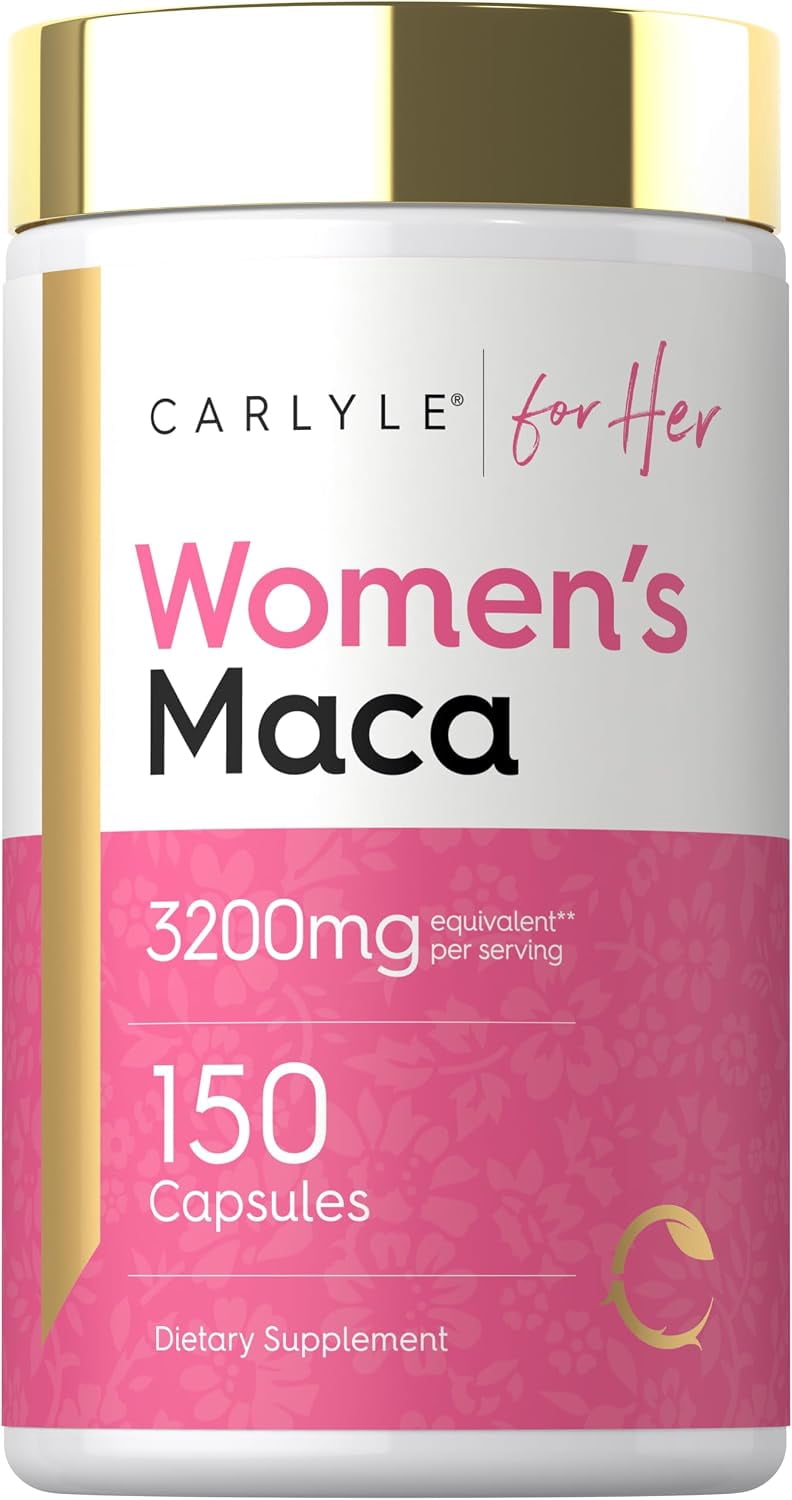 Maza Rool Carlyle Maca Root Capsules, 3200mg, 150ct, Gluten-Free - Walmart.com
