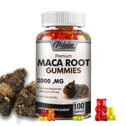Maca Root Gummies - Energy, Enhances Muscle Mass and Athletic Performance, Balances Hormones, and Improves Mood - 60 Count