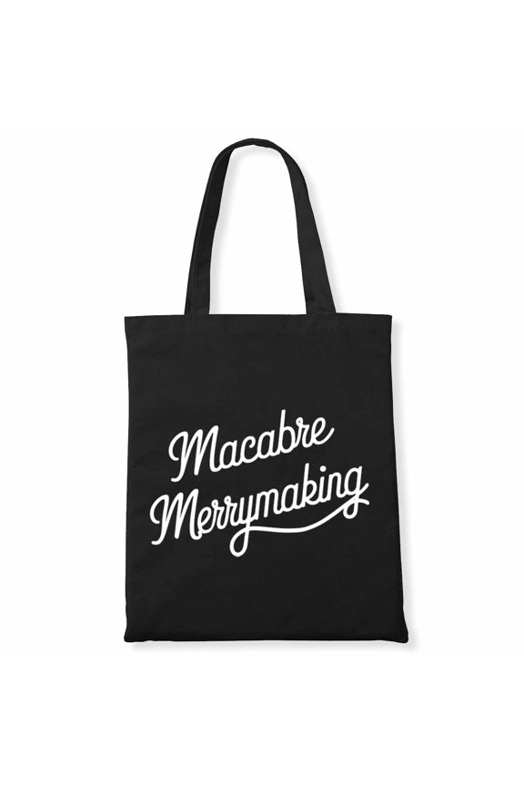 Macabre Merrymaking Fun Halloween Men Women Girls Canvas Bag 1Pc