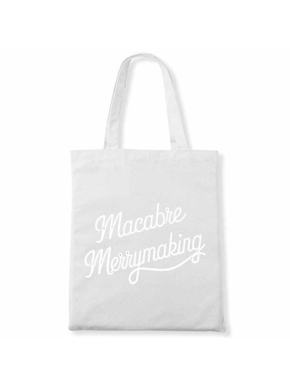 Macabre Merrymaking Fun Halloween Men Women Girls Canvas Bag 1Pc
