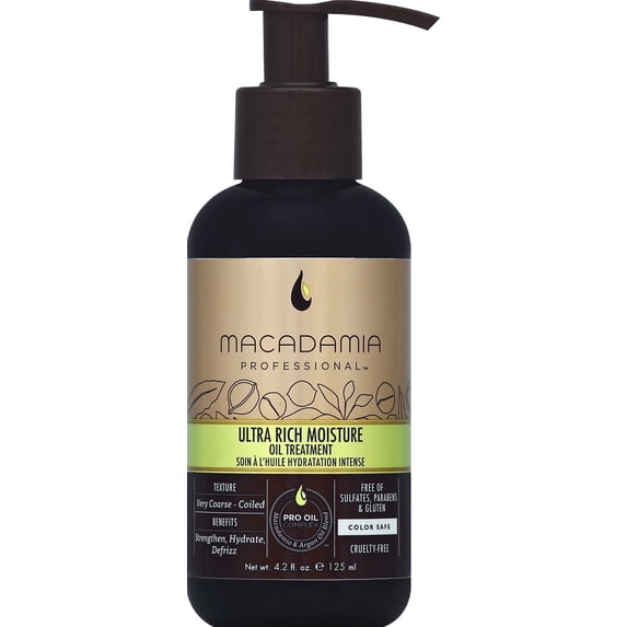 Macadamia Professional Ultra Rich Moisture Oil Treatment, 4.2 fl oz