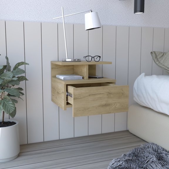 Macadamia finish floating unit / Versatile for home room use