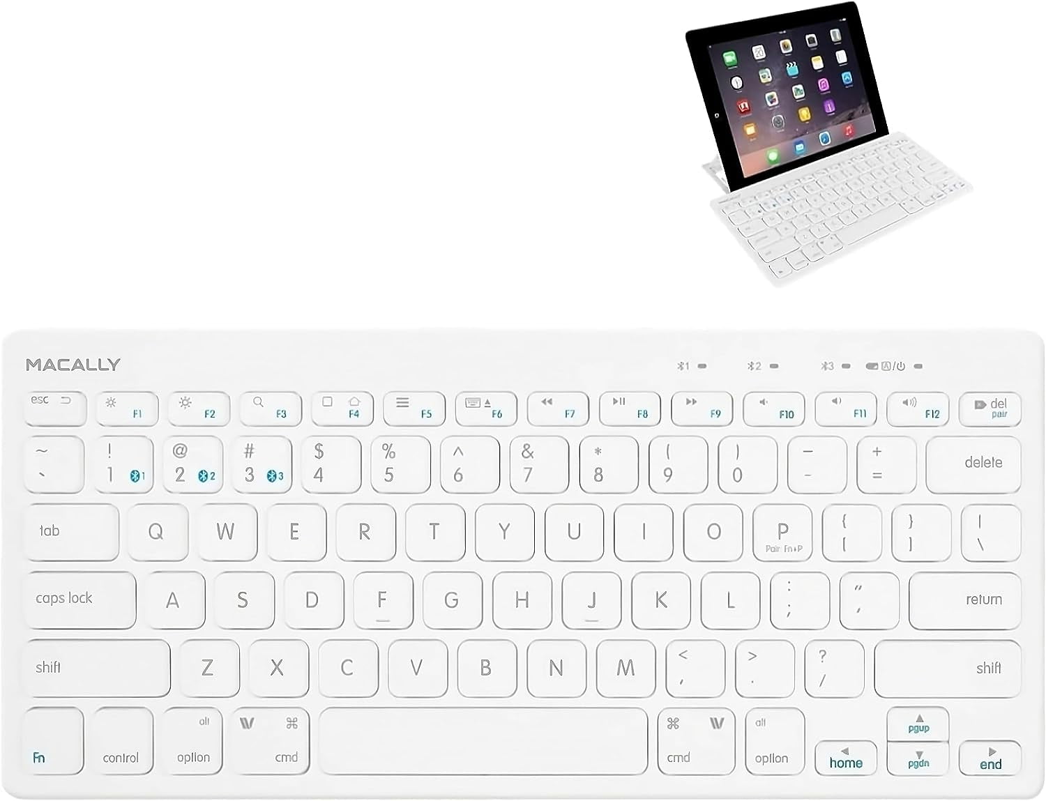 Teclado Bluetooth Logitech K380 Multi Device para Mac Arándano Azul I  Oechsle - Oechsle