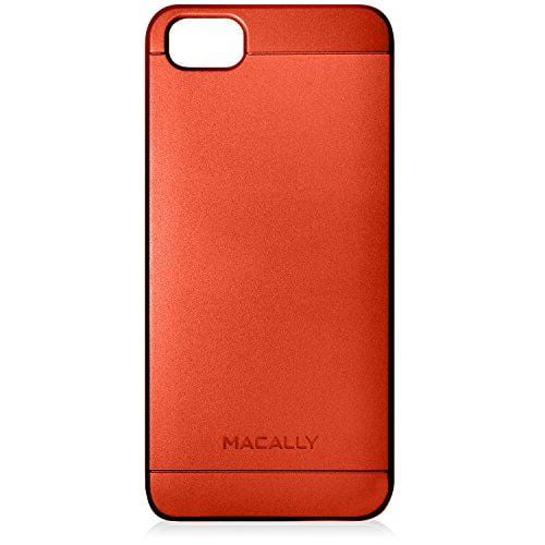 Macally Snap On Case Back Cover for iPhone SE 5 5S Red SNAPPSE-R