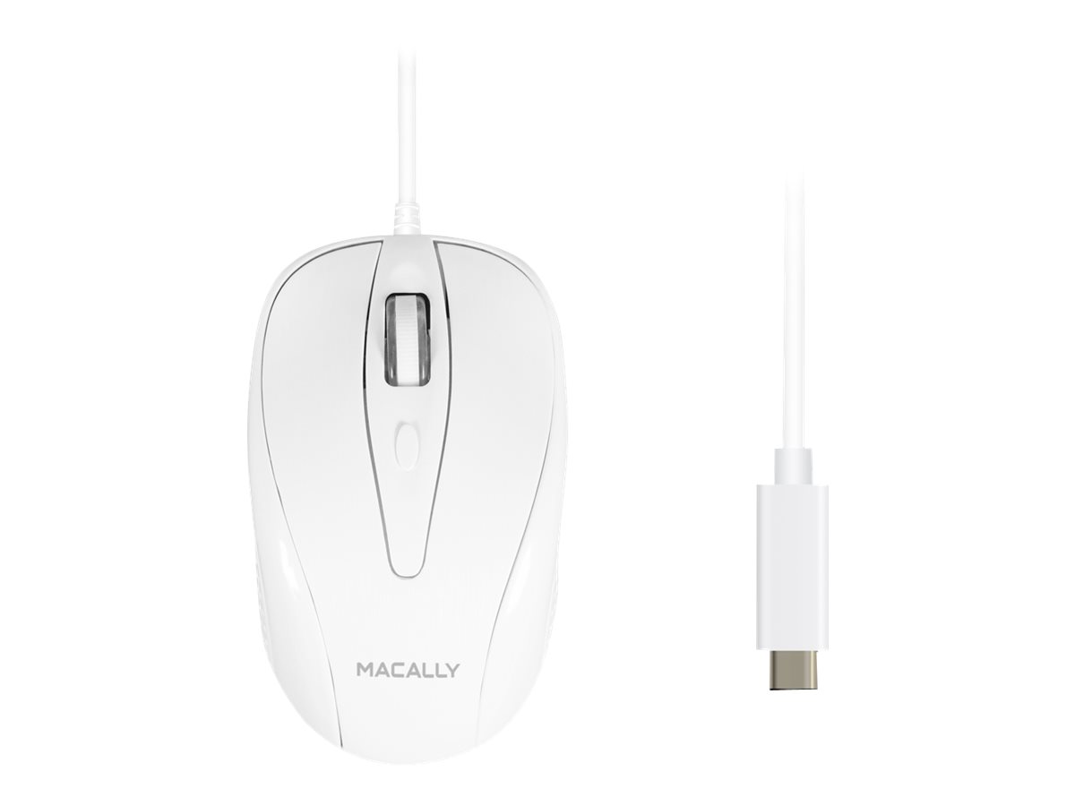 Macally UCTURBO - Mouse - right and left-handed - optical - 3 buttons - wired - USB-C - image 1 of 5