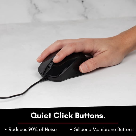 Macally USB C Mouse Wired - Comfortable and Precise - USB Type C Mouse for MacBook Pro/Air, iMac, Mac Mini/Pro, iPad - Plug and Play Apple USBC Mouse with Ambidextrous Body, Multiple DPI