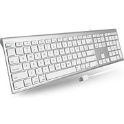 Macally Ultra Slim Wired Keyboard - Apple and Windows Compatible