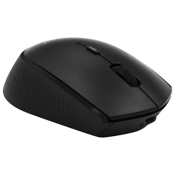 Macally Wireless Bluetooth Mouse - Long Lasting Rechargeable Mouse, Easy Cordless Travel - Compatible with BT Devices: Apple Mac MacBook Pro Air Laptop, Windows Desktop PC- Black(BTEZMOUSEBATB)