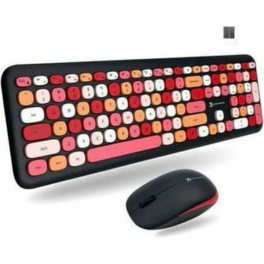 Macally X9 Performance X9RFCOLORCBB Keyboard & Mouse
