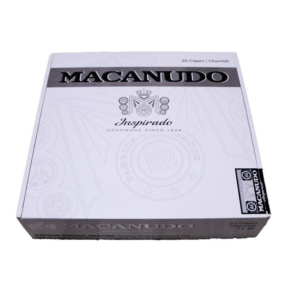 Macanudo Churchill Inspirado Empty Wood Cigar Box 8" x 7.5" x 2"