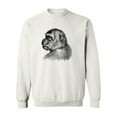 thumbnail image 1 of Macaque Pencil Drawing Sweatshirt Men -Image by Shutterstock, Male Small, 1 of 4