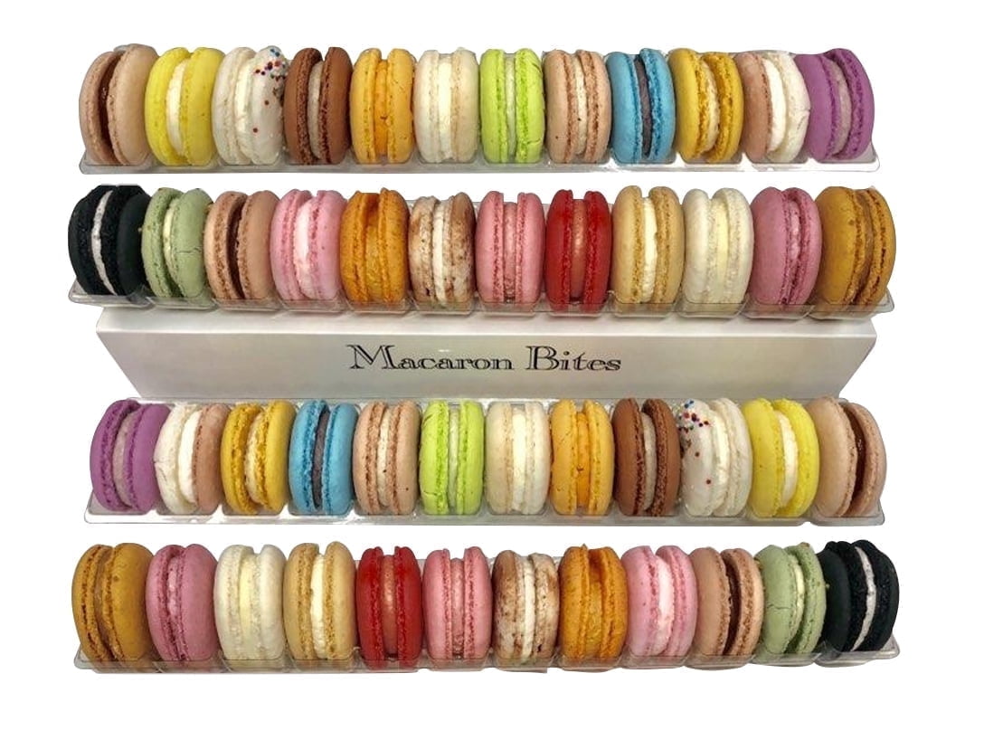 Macaron Bites Assorted French Macarons Cookies, 48 Count