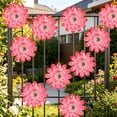 thumbnail image 1 of Macaron Color Garden Wall Decor with Hook Back, Multi Layer Petal Design for Indoor and Outdoor Use, Creative Horticultural Decoration for Fence and Terrace, 1 of 6