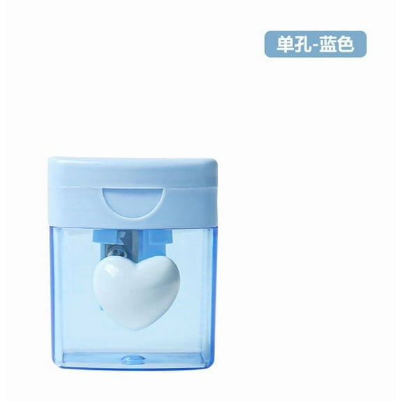 Macaron Color Single Hole Pencil Sharpener With Cover, for Campus Study and Office Writing Supply Sharpening, Portable Oval Manual Sharpener for Daily Writing Use