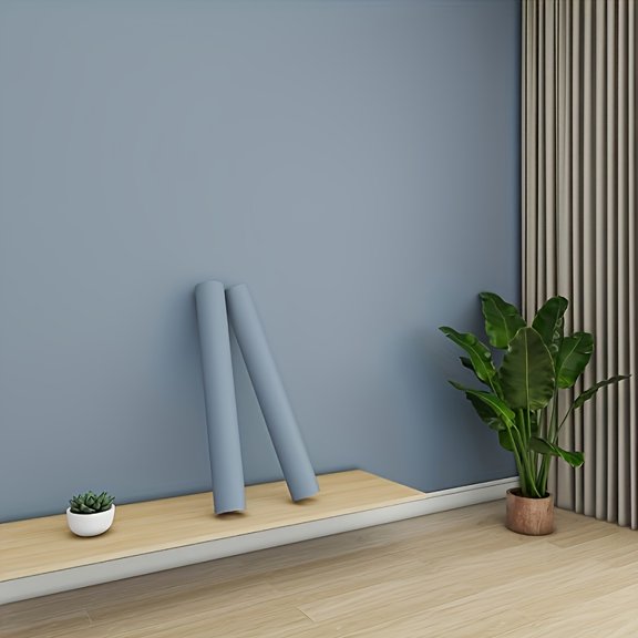 Macaron Color Stain-Resistant Self-Adhesive Wallpaper, waterproof & durable. Multiple colors for living room, bedroom, kitchen, ceiling & furniture renovation.