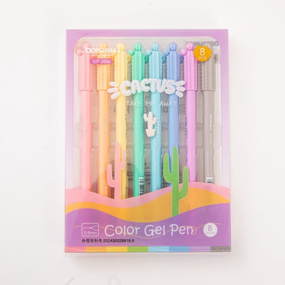 Macaron-Colored Gel Pen - 0.5mm Smooth Nib, Quick-Drying Ink & Comfortable Grip for Effortless Writing