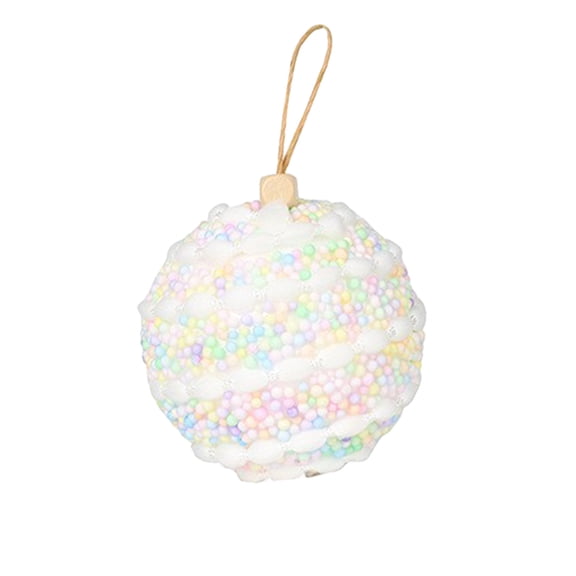 Macaron Foam Pendant, White Foam Pendant, Realistic Macaron Shape Design, Lightweight and Durable, Versatile Hanging Decoration for Christmas Tree and Home