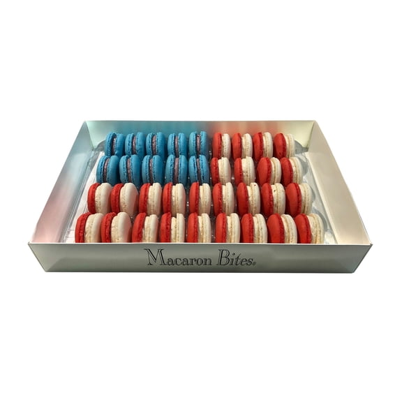 Macaron Gift Box of 36 - The American Flag