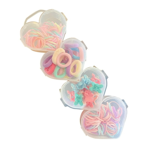 Macaron Hair Ties For Girls And Children Colorful Disposable Rubber Bands Hair Accessories 320PCS