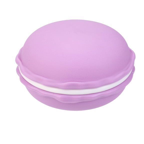 Macaron Modeling Storage Container, Multi-Purpose Earring And Gadget Organizer Box, Compact Design for Travel, Desk, And Home Use, Durable Plastic Case, 1 Mini Macaron Storage Box