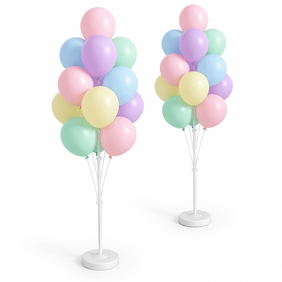 Macaron Pastel Balloon Column Stand Kit Set of 2 for Party Decor