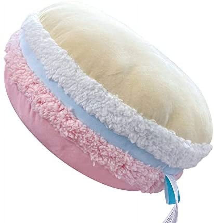 Macaron Pillow Plush Back Bolster Cushion Microbead Throw Pillow Case