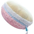 Macaron Pillow Plush Back Bolster Cushion Microbead Throw Pillow Case