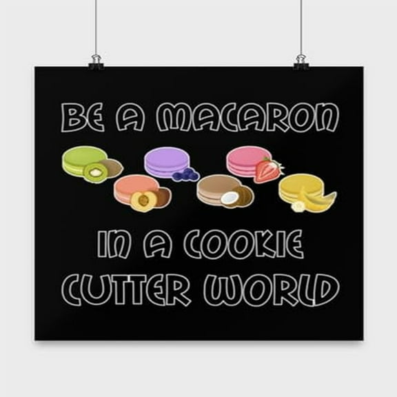 Macaron Poster - Wall Art for Unique Decor Gift