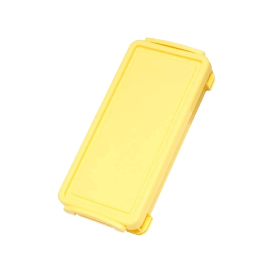 Macaron Stationery Box, Sketch Pen Box, Plastic Pencil Box, Colored Lead Painting Art Student Storage Box (Yellow)