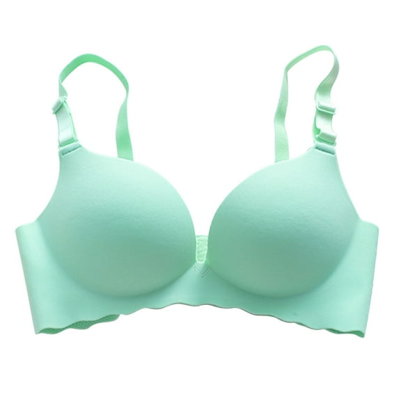 Macaron Underwear Traceless Girl Bra Set Smooth No Underwire Gathered Upper Bracket Adjustable Bra