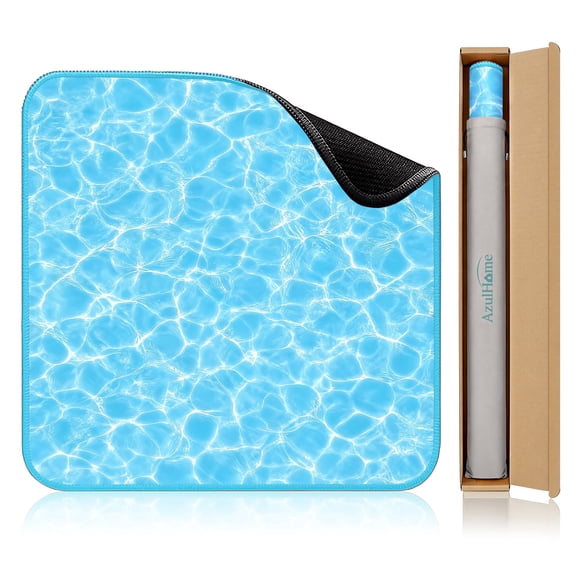 Macaron Water Ripple Game Mat – Anti-Slip, Noise-Reducing for Mahjong/Poker | Perfect for Pool, Patio, Grill & Cooler Events Includes Velvet Bag