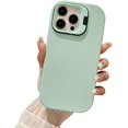 Macaron color lens holder phone case, silicone soft case, small fresh