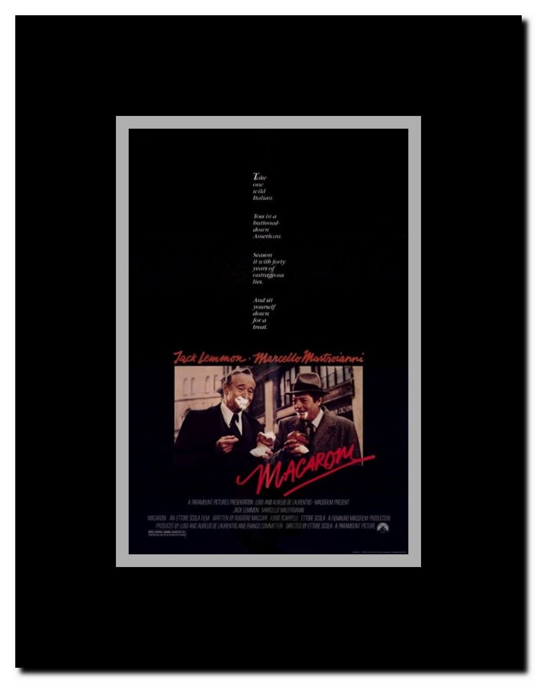 Macaroni Framed Movie Poster