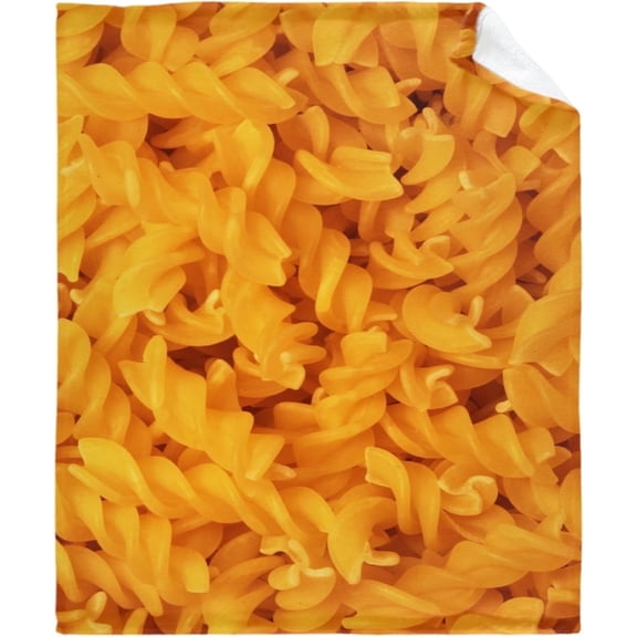 Macaroni Interesting Food Lightweight Super Soft Cozy Throw Blanket Warm and Lightweight Soft Flannel Blankets 40x30 XSmall for Puppy Bed Blanket