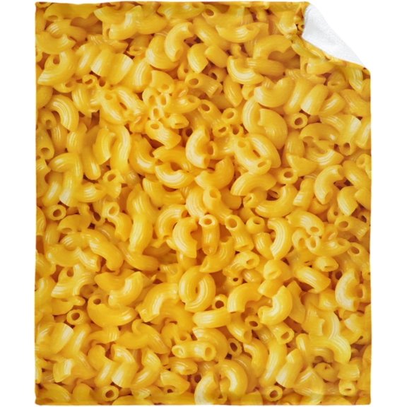 Macaroni and Cheese Lightweight Super Soft Cozy Throw Blanket Warm and Lightweight Soft Flannel Blankets 40x30 XSmall for Puppy Bed Blanket