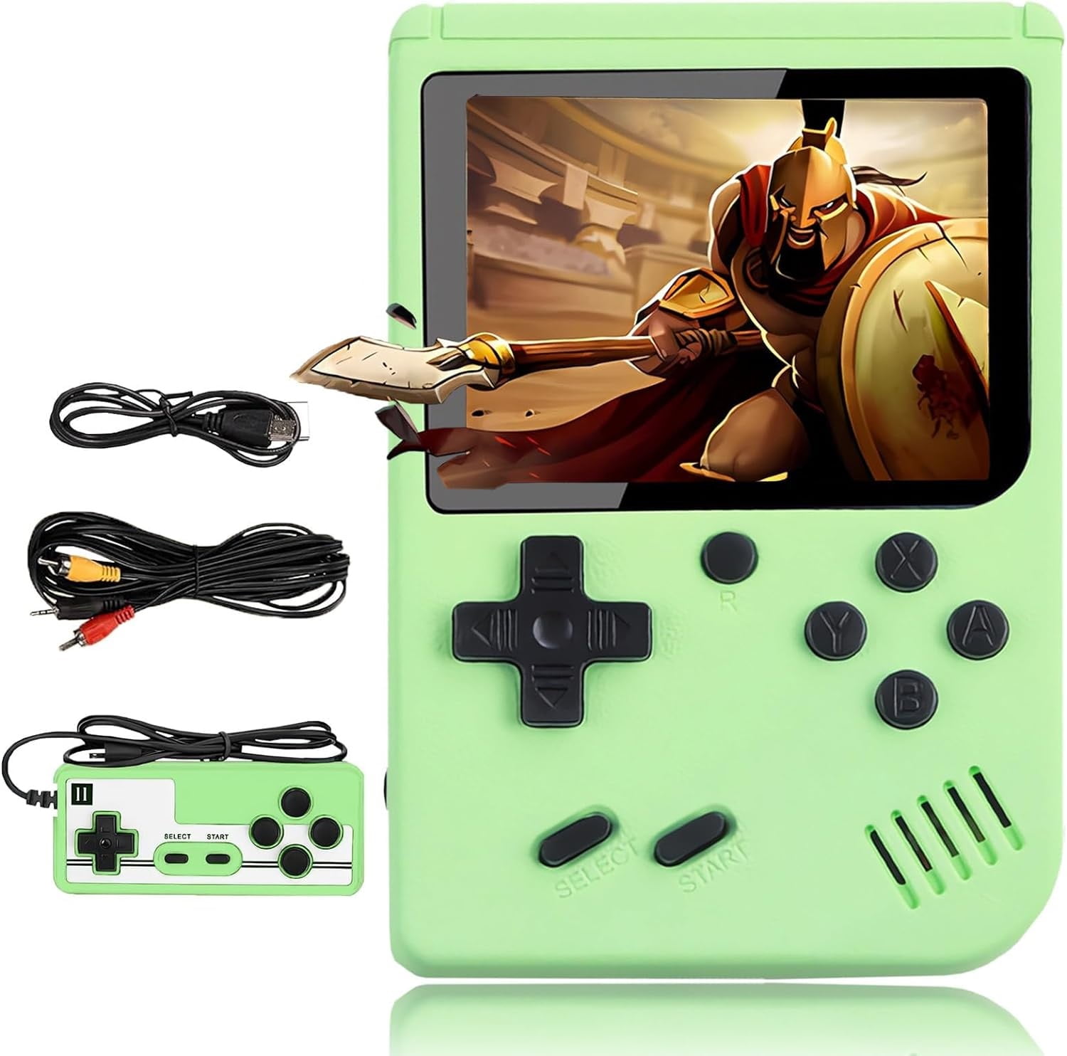 Macaroon Handheld Games for Kids Adults Large Screen Preloaded 400 HD